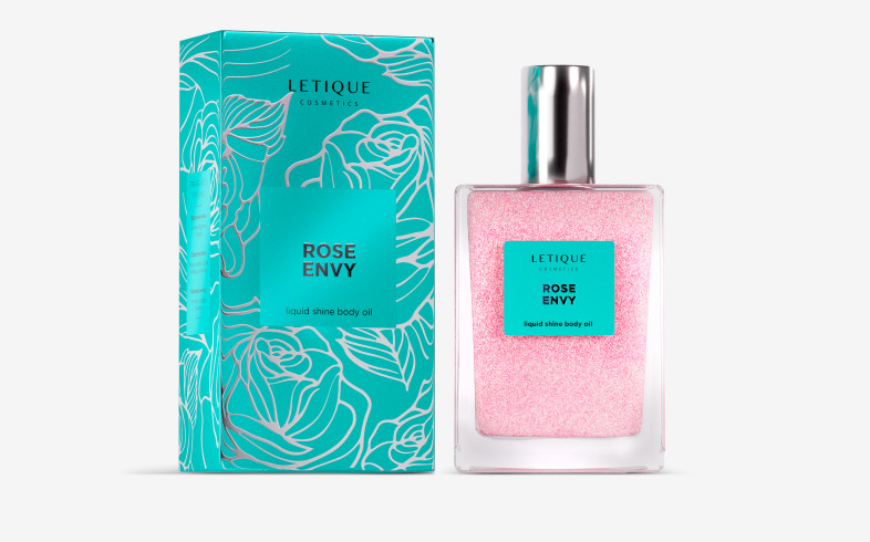 Мерцающее масло для тела ROSE ENVY, 50 ml