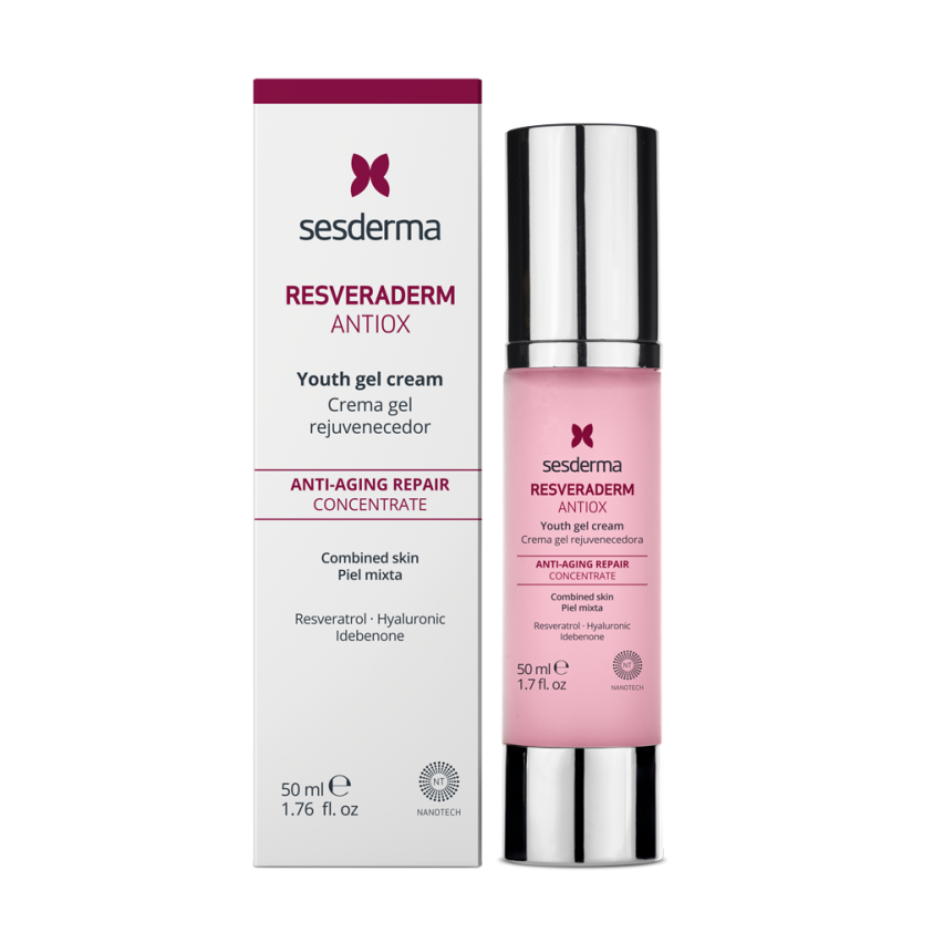 RESVERADERM ANTIOX Youth gel cream – Крем-гель омолаживающий для лица, 50 мл