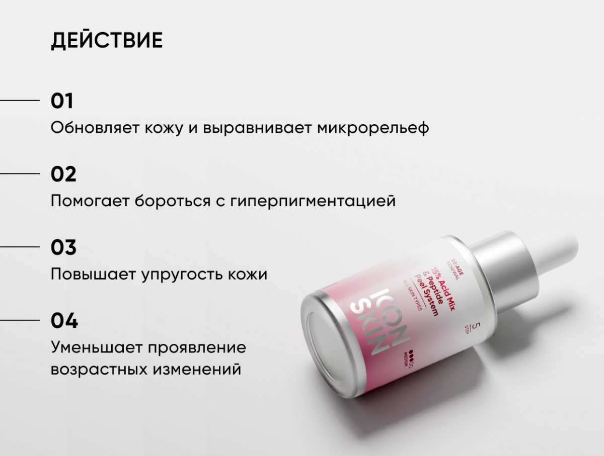 15% омолаживающий пилинг с пептидами / 15% Acid Mix & Peptide Peel system